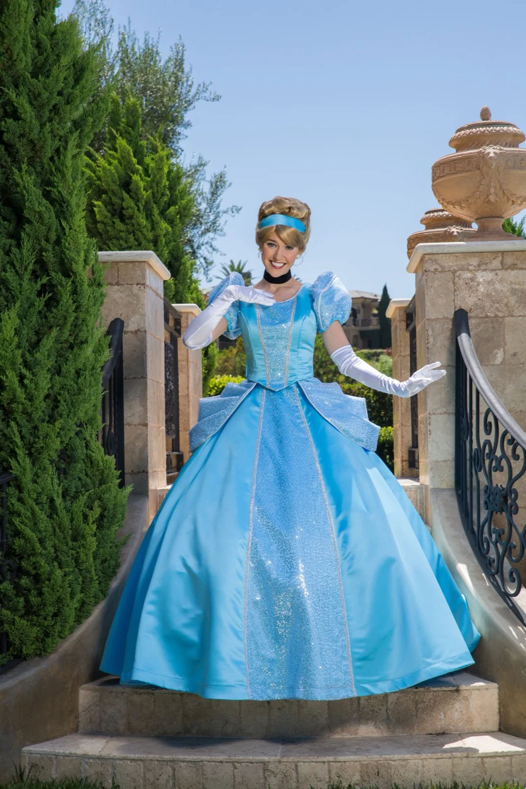 Glass Slipper Princess party character in Cincinnati