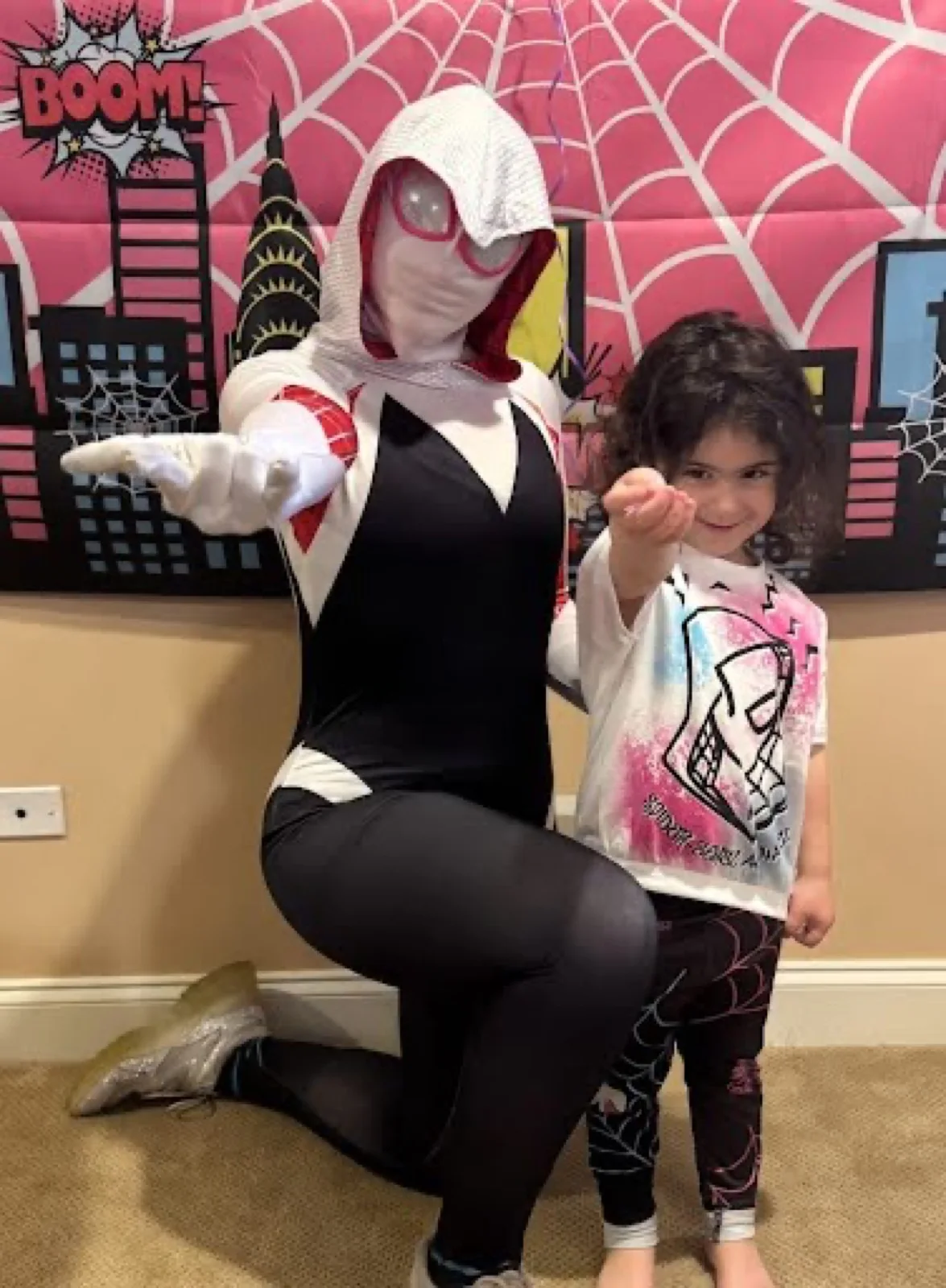 Web Heroine party character in Cincinnati