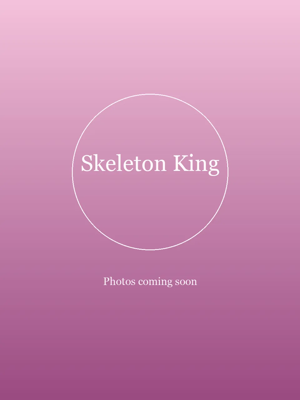 Skeleton King party character in Cincinnati