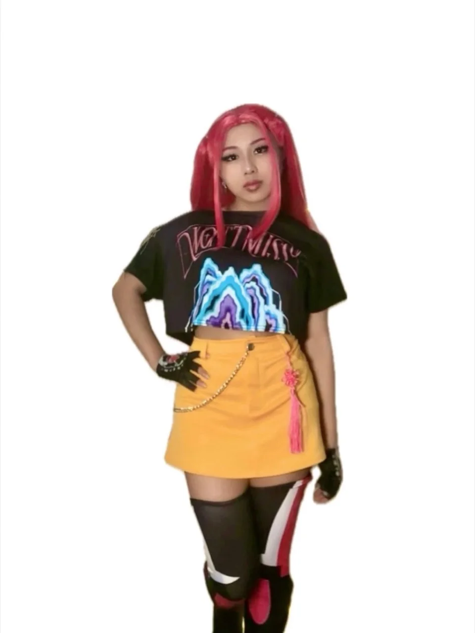 K-Pop Warrior party character in Cincinnati