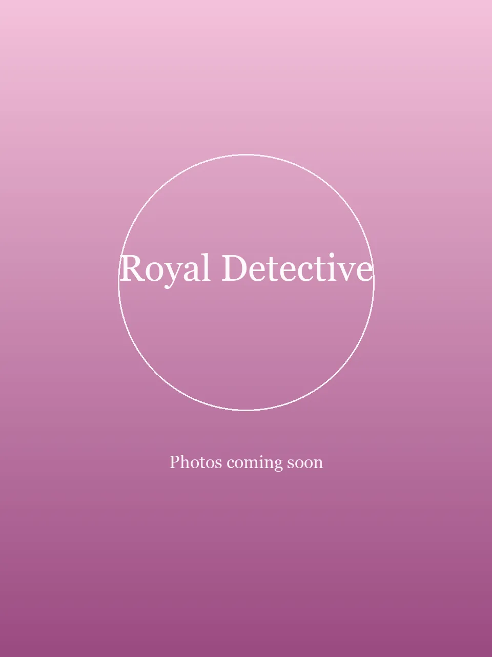 Royal Detective party character in Cincinnati
