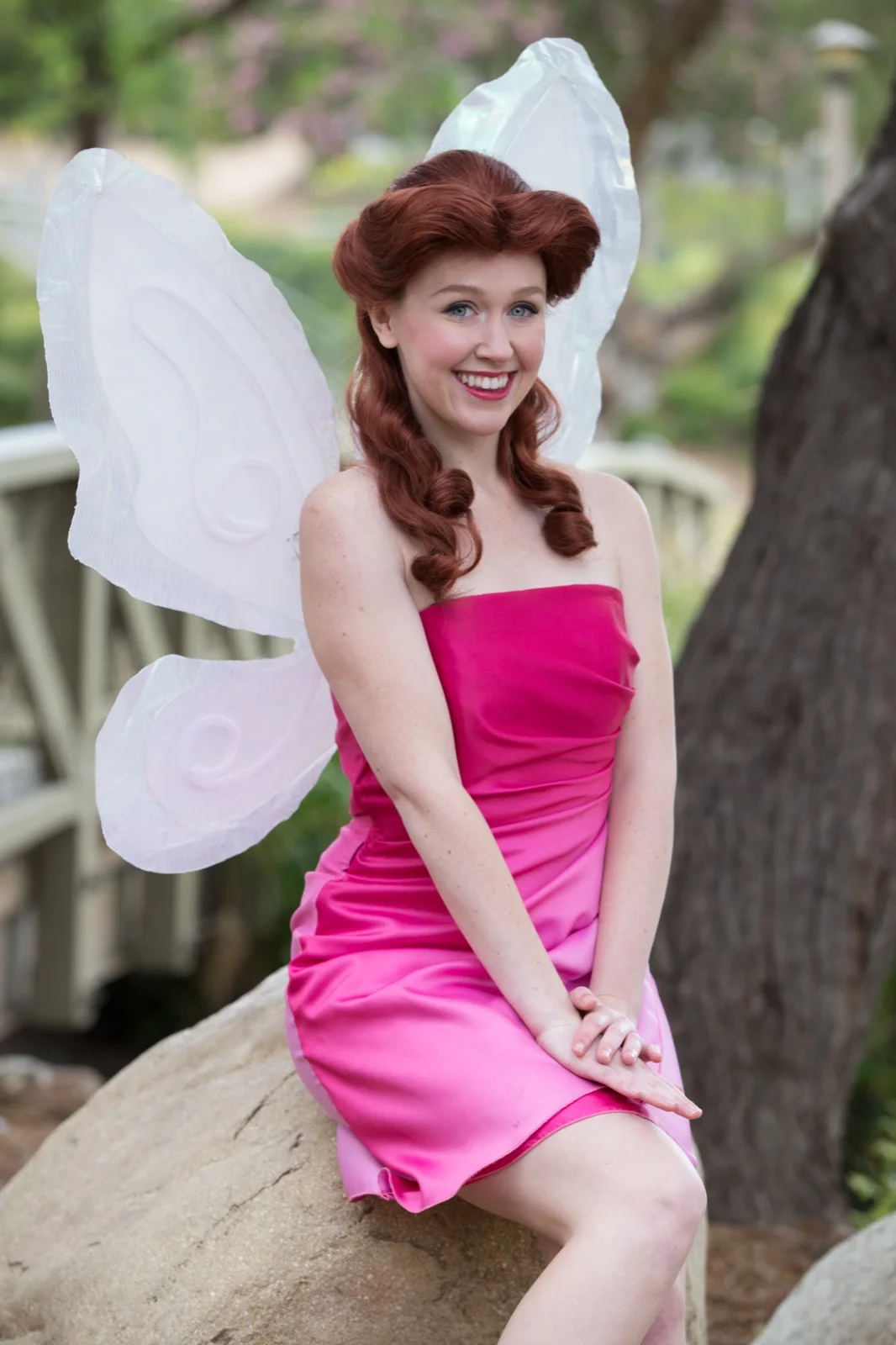 Pink Fairy party character in Cincinnati