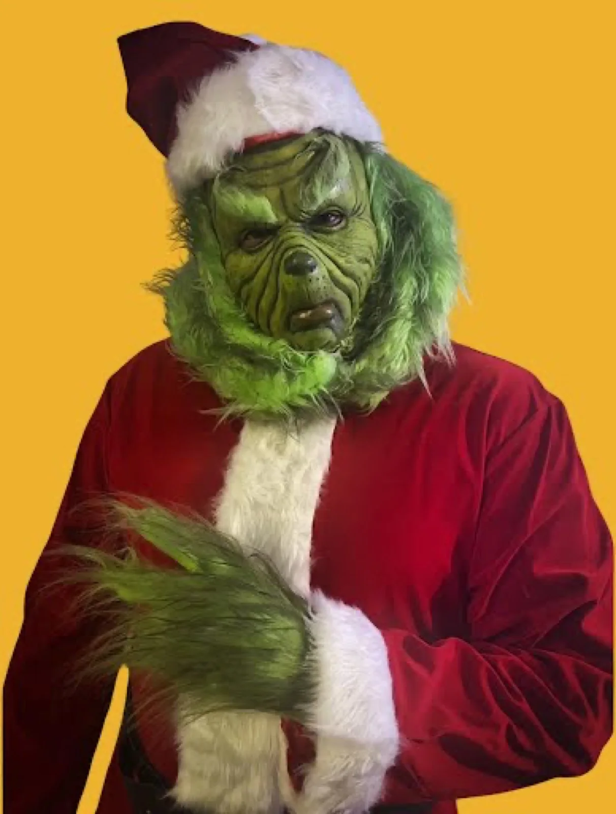 Holiday Grump party character in Cincinnati