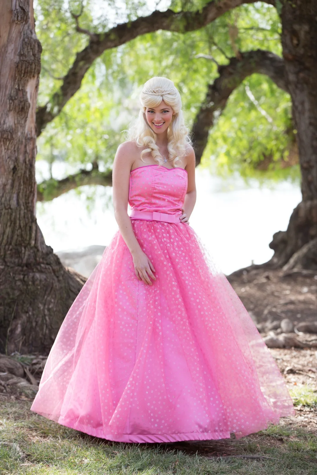 Pink Princess party character in Cincinnati