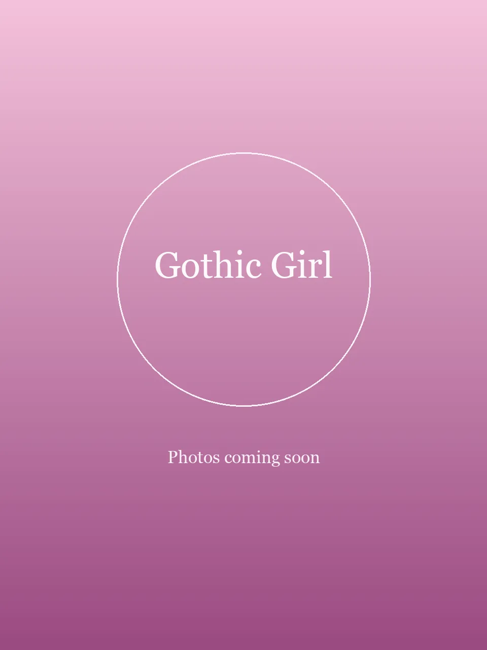 Gothic Girl party character in Cincinnati