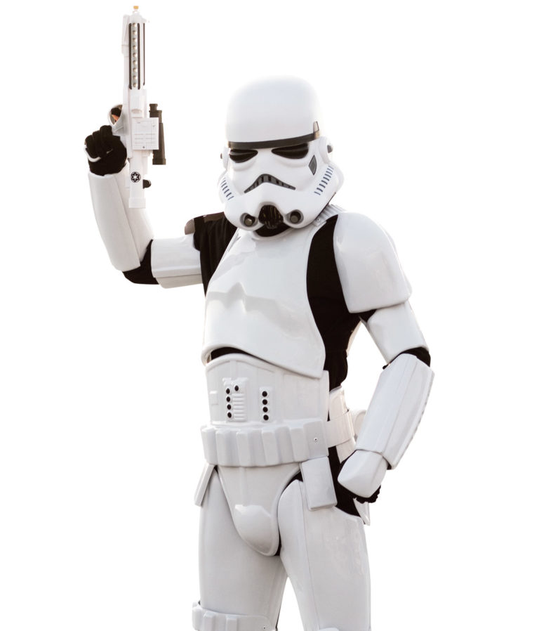 Storm trooper party character for kids in cincinnati